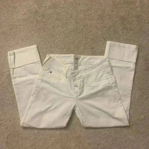 NWOT Hudson Ginny crop jeans in white size 26 - Picture 6 of 6